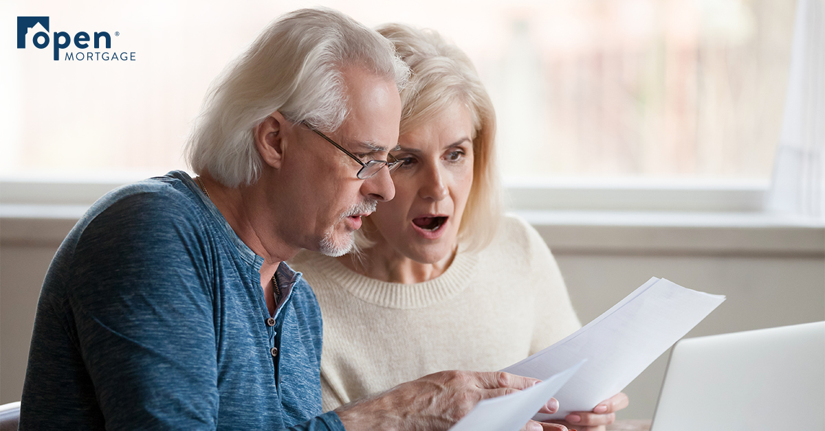 Older couple shocked at paperwork
