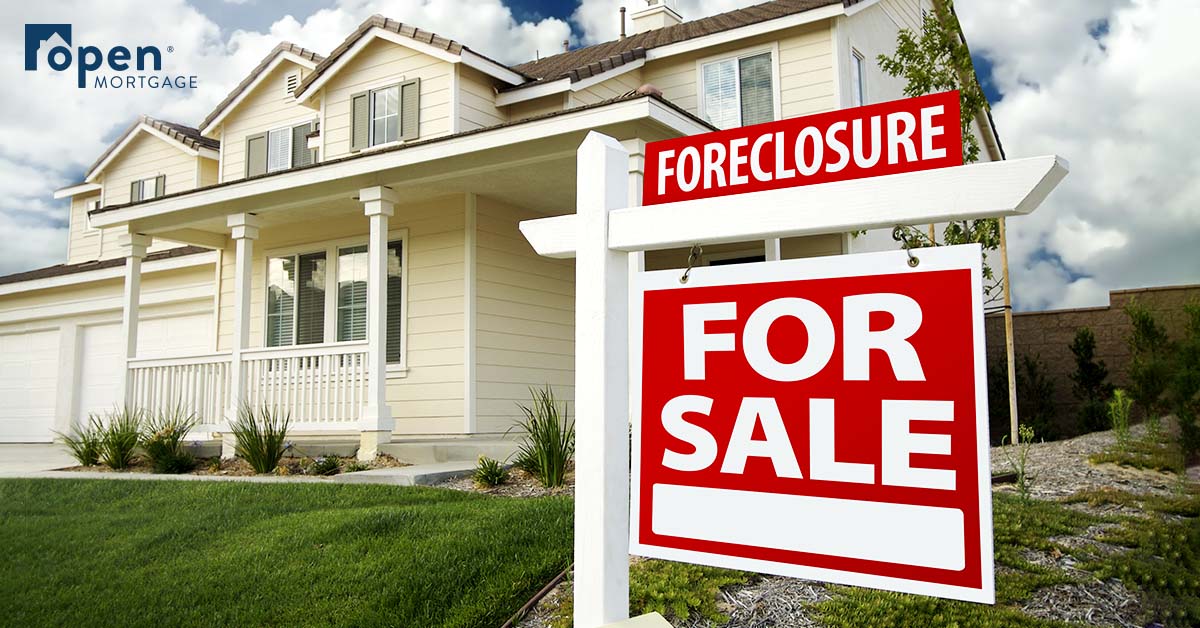 Foreclosure for sale sign